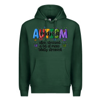Sports Green autism mama Premium Hoodie - MaliasSmallBusiness