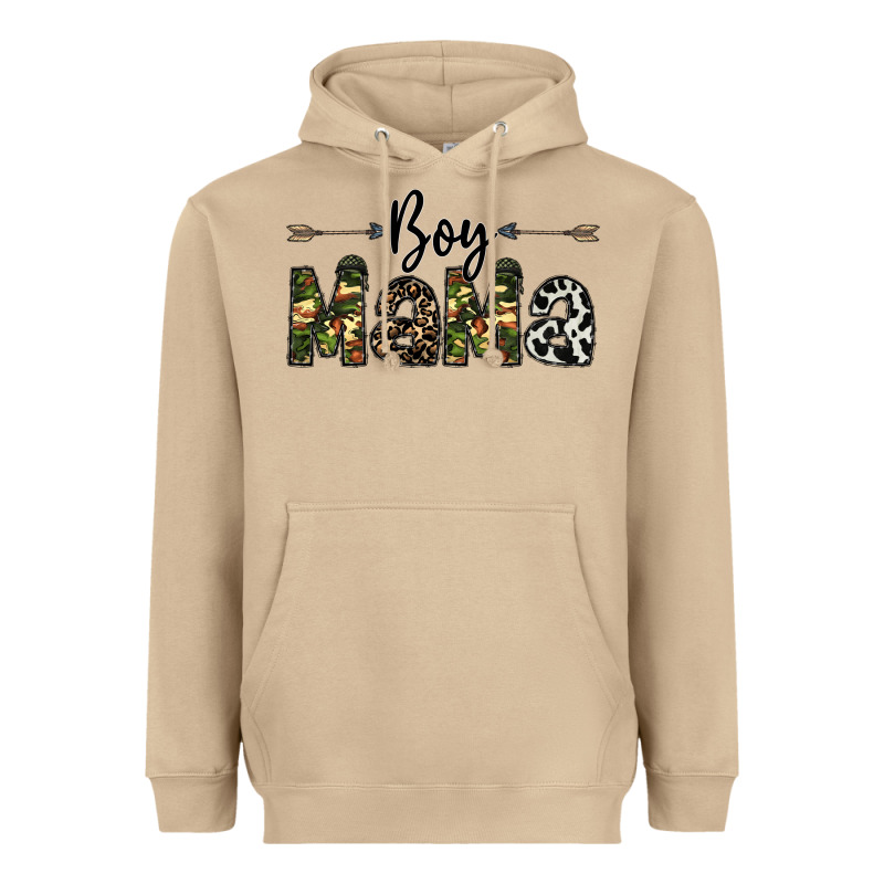Boy Mama Heavyweight Hoodie by CowhideDigitalArt | Teevron