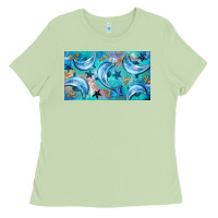 Matcha dolphin  mug Ladies Tee - BarkalooDesign