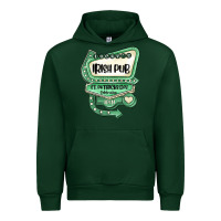 Forest Green st patricks day ırısh pub Urban Hoodie - MaliasSmallBusiness