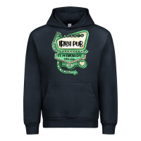 Navy st patricks day ırısh pub Urban Hoodie - MaliasSmallBusiness