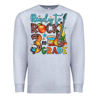Heather Grey ready to rock 3rd grade Premium Sweatshirt - JahusDesignShop