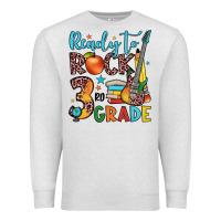Oatmeal Heather ready to rock 3rd grade Premium Sweatshirt - JahusDesignShop