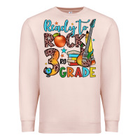 Pale Pink ready to rock 3rd grade Premium Sweatshirt - JahusDesignShop