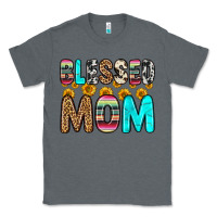 Charcoal Heather blessed mom Classic Tee - Zillion Design Studio
