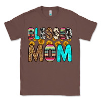 Chestnut blessed mom Classic Tee - Zillion Design Studio