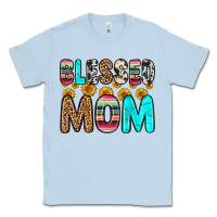 Dusty Blue blessed mom Classic Tee - Zillion Design Studio