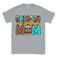 Heather Grey blessed mom Classic Tee - Zillion Design Studio