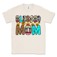 Natural blessed mom Classic Tee - Zillion Design Studio