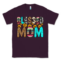 Plum blessed mom Classic Tee - Zillion Design Studio