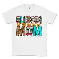 White blessed mom Classic Tee - Zillion Design Studio