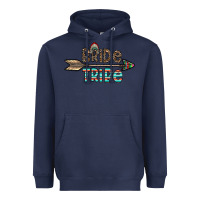 Navy bride tribe Heavyweight Hoodie - CowhideDigitalArt