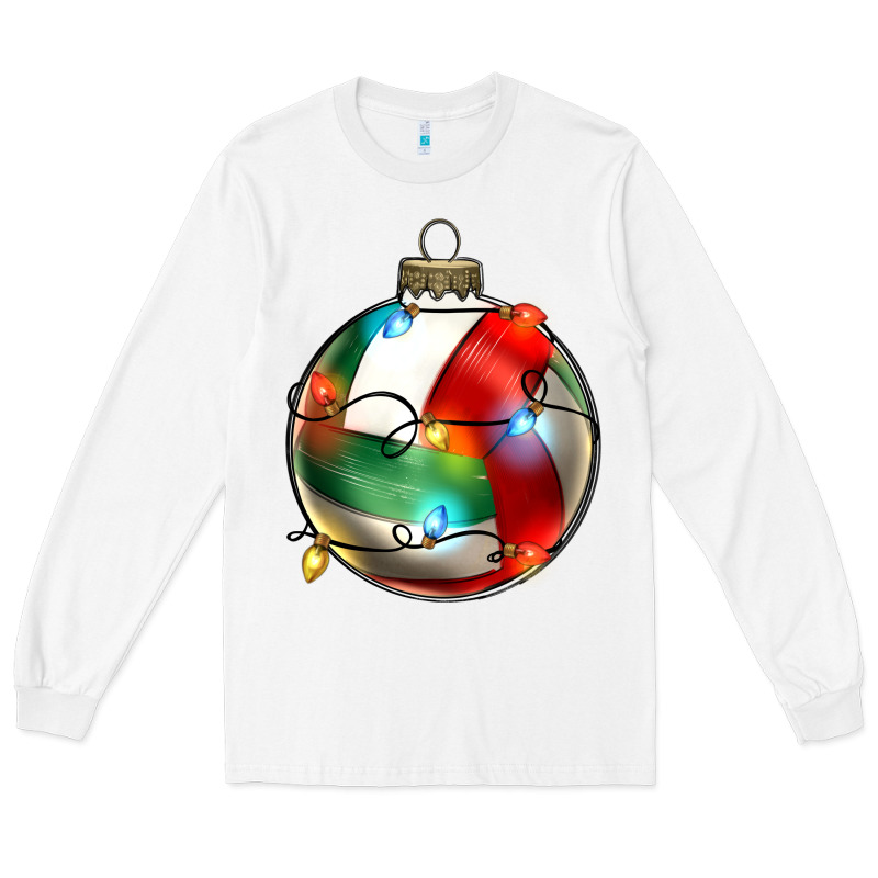 Christmas  Volleyball Long Sleeve Tee by Zillion Design Studio | Teevron