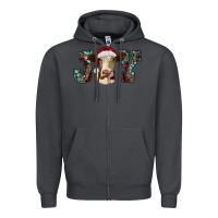 Smoke christmas joy with heifer cow Zipper Hoodie - RanaPortraitStore