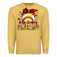 Antique Gold busy raising ballers Premium Sweatshirt - Artiststas