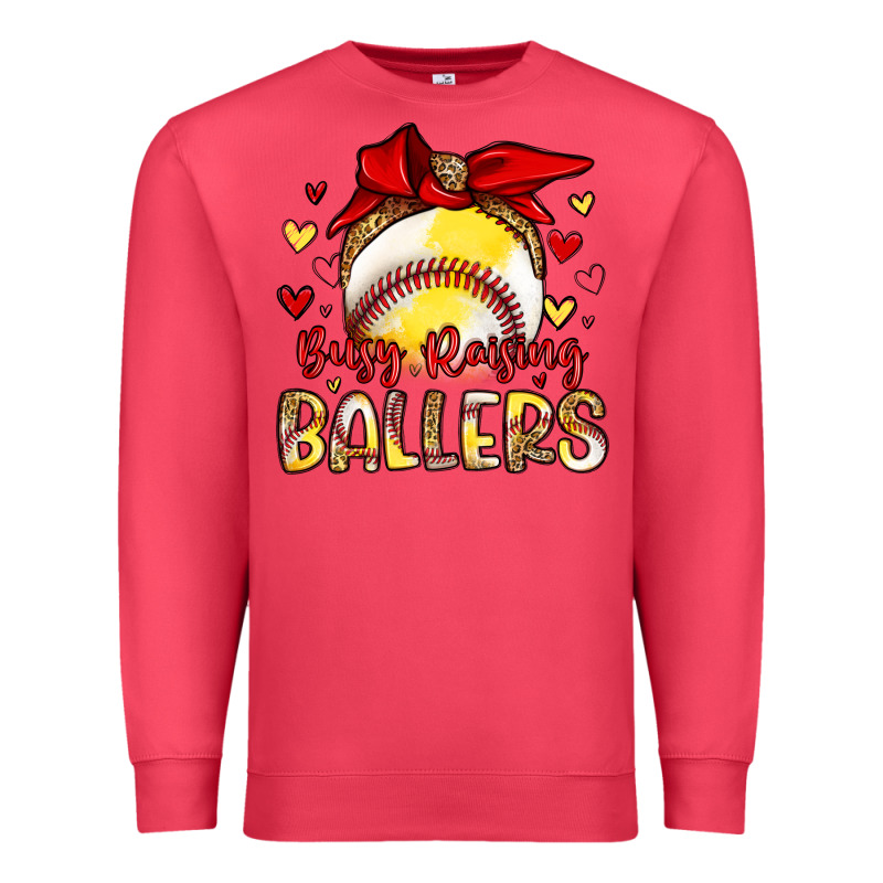 Busy Raising Ballers Premium Sweatshirt by Artiststas | Teevron