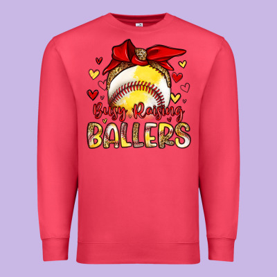 Busy Raising Ballers Premium Sweatshirt Designed By Artiststas