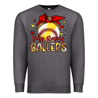 Charcoal Heather busy raising ballers Premium Sweatshirt - Artiststas