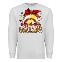 Dove Grey busy raising ballers Premium Sweatshirt - Artiststas