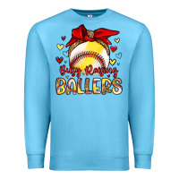 Ocean Blue busy raising ballers Premium Sweatshirt - Artiststas