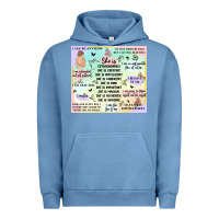 Pigment Pebble Blue self love Urban Hoodie - MaliasSmallBusiness