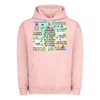 Pigment Salmon self love Urban Hoodie - MaliasSmallBusiness