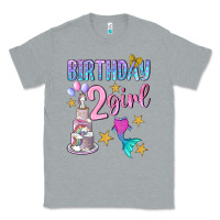 Heather Grey birthday girl 2 Classic Tee - BundleAndBundleShop