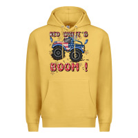 Antique Gold 4th of july png, monster truck Premium Hoodie - MaliasSmallBusiness