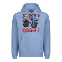 Colony Blue 4th of july png, monster truck Premium Hoodie - MaliasSmallBusiness