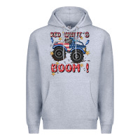 Heather Grey 4th of july png, monster truck Premium Hoodie - MaliasSmallBusiness