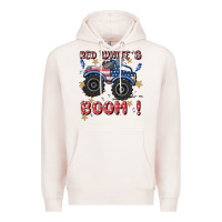 Pale Pink 4th of july png, monster truck Premium Hoodie - MaliasSmallBusiness