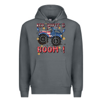 Rock 4th of july png, monster truck Premium Hoodie - MaliasSmallBusiness