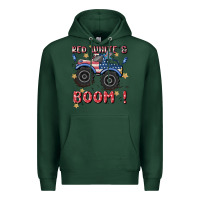 Sports Green 4th of july png, monster truck Premium Hoodie - MaliasSmallBusiness