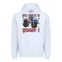White 4th of july png, monster truck Premium Hoodie - MaliasSmallBusiness