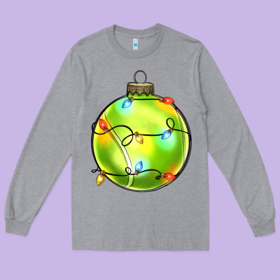 Long Sleeve Tee christmas  tennis