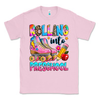 Bubblegum Pink rolling into preschool grade Classic Tee - texasbilliewilder