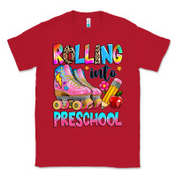 Red rolling into preschool grade Classic Tee - texasbilliewilder