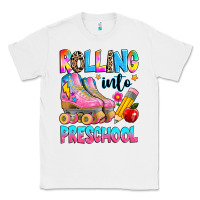 White rolling into preschool grade Classic Tee - texasbilliewilder
