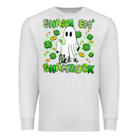 Oatmeal Heather shake em' like a shamrock Premium Sweatshirt - Artiststas