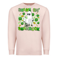 Pale Pink shake em' like a shamrock Premium Sweatshirt - Artiststas