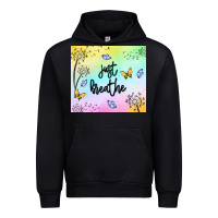 Black just breathe Urban Hoodie - MaliasSmallBusiness