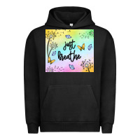 Pigment Black just breathe Urban Hoodie - MaliasSmallBusiness