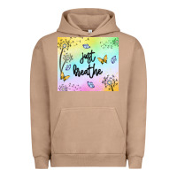 Pigment Burro just breathe Urban Hoodie - MaliasSmallBusiness