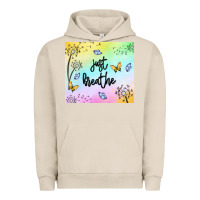 Pigment French Oak just breathe Urban Hoodie - MaliasSmallBusiness