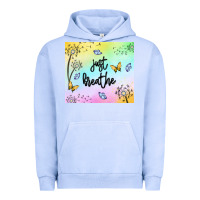 Pigment Grape Ice just breathe Urban Hoodie - MaliasSmallBusiness