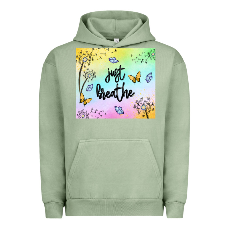 Just Breathe Urban Hoodie by MaliasSmallBusiness | Teevron