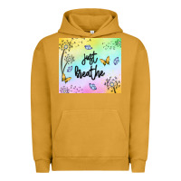 Pigment Peanut Butter just breathe Urban Hoodie - MaliasSmallBusiness
