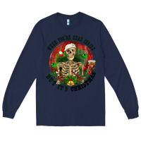 Navy When you're dead inside but it's christmas Long Sleeve Tee - RanaPortraitStore