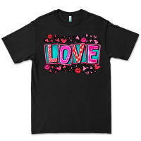 Black Love Valentine Premium Tee - CowhideDigitalArt