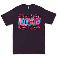 Plum Love Valentine Premium Tee - CowhideDigitalArt